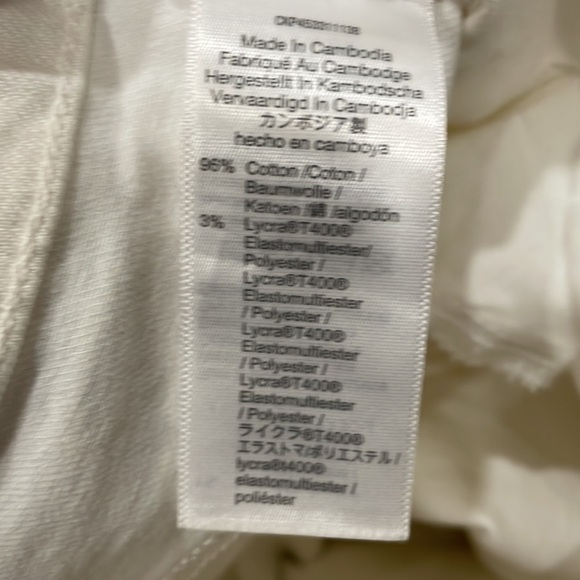 Madewell The Perfect Vintage Crop Jean in Tile White Raw hem - Picture 9 of 11